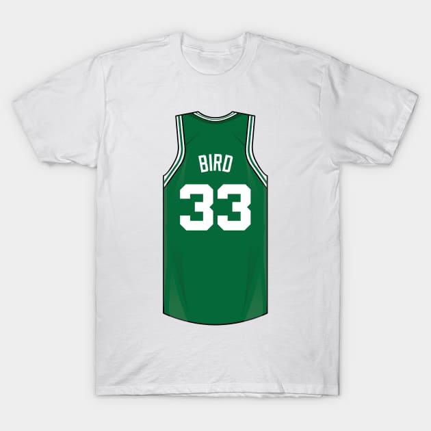 Larry Bird Jersey T-Shirt by WalkDesigns